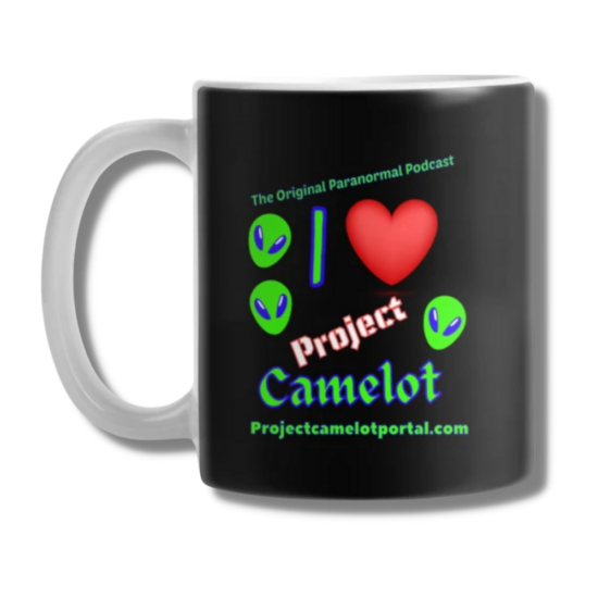 Project Camelot Paranormal Podcast With Alien Heads Coffee Mug