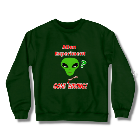 Alien Experiment Gone Wrong Crewneck Sweatshirt