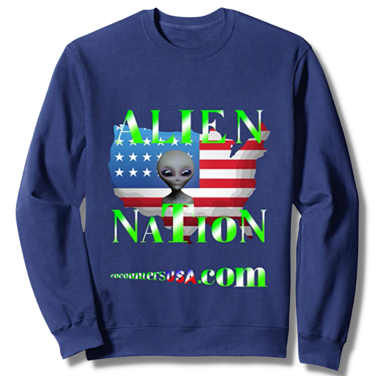Alien Nation Encounters USA Blue Sweatshirt