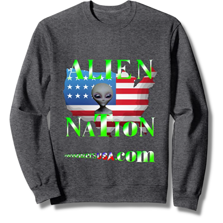 Alien Nation Encounters USA Dark Heather Sweatshirt
