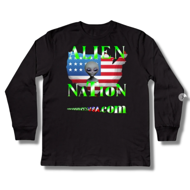 Encounters USA Alien Nation Kids Long Sleeve T-Shirt