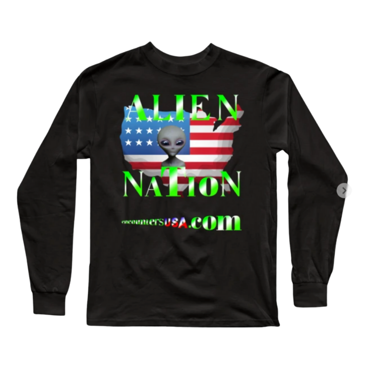 Encounters USA Alien Nation Long Sleeve T-Shirt