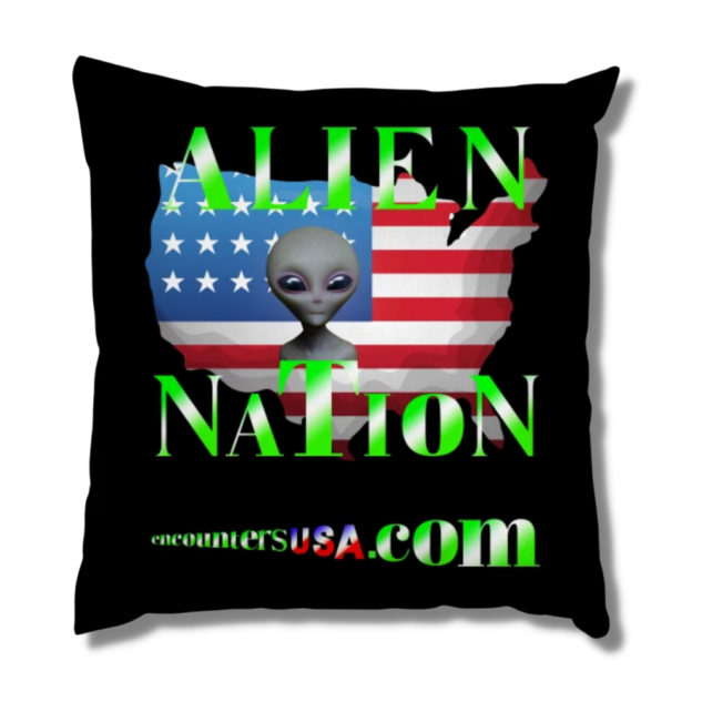Encounters USA Alien Nation Pillow