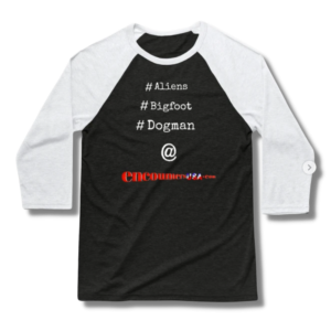 #Aliens #Bigfoot #Dogman Baseball T-Shirt