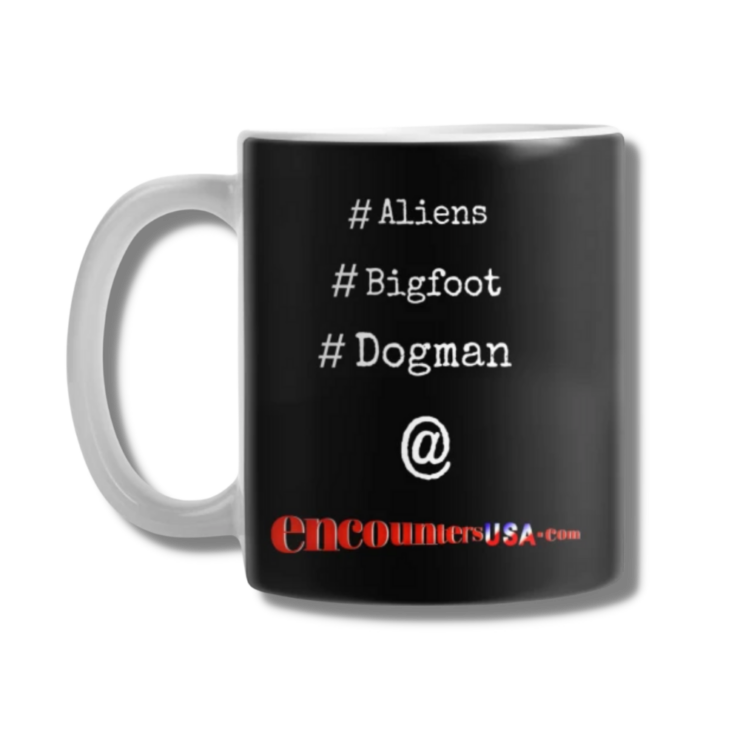 #Aliens #Bigfoot #Dogman Coffee Mug