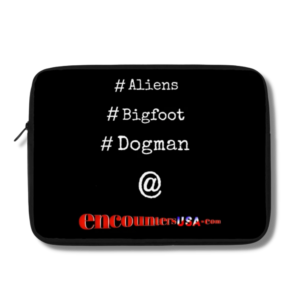 #Aliens #Bigfoot #Dogman Laptop Case