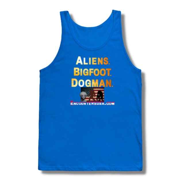 Aliens Bigfoot Dogman Tank Top