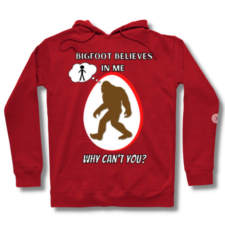 Bigfoot Believes In Me Why Can’t You Hoodie