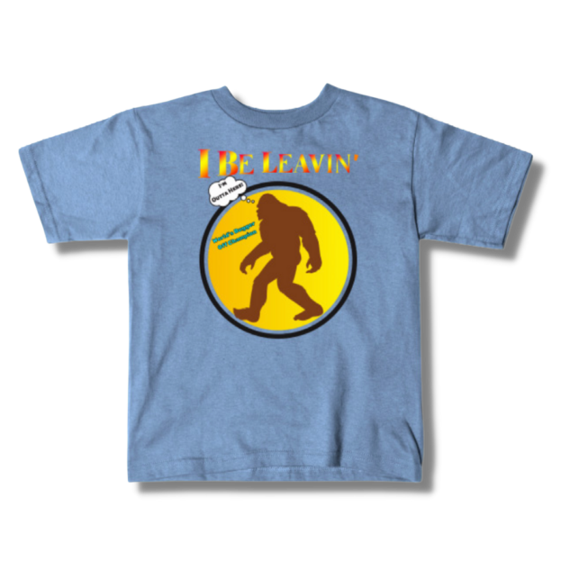 Bigfoot I Be Leavin’ Bugger Off Champion Kids T-Shirt