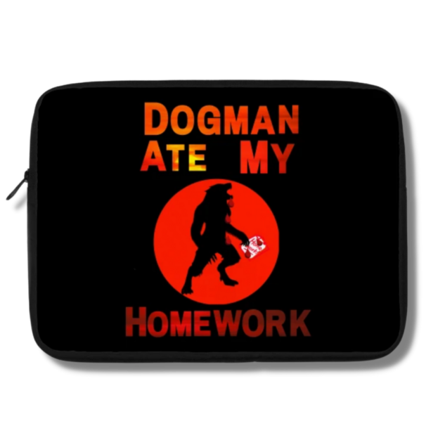Dogman Ate My Homework Laptop Case