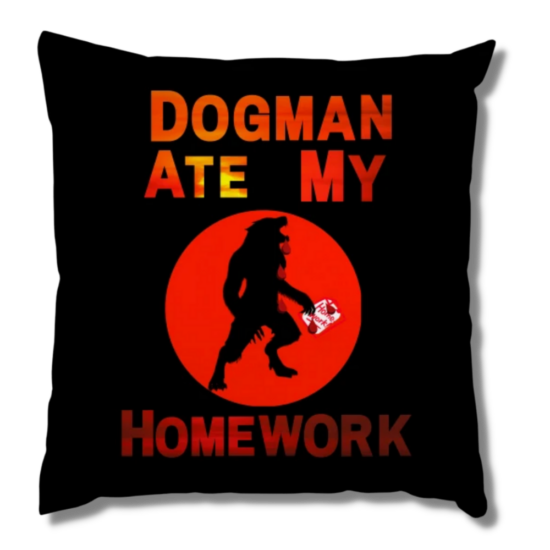 Dogman Ate My Homework Pillow