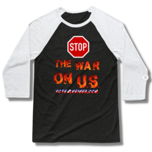 Stop the War On U.S. Baseball T-Shirt