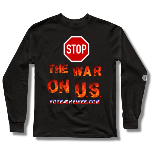 Stop the War On U.S. Long Sleeve T-Shirt