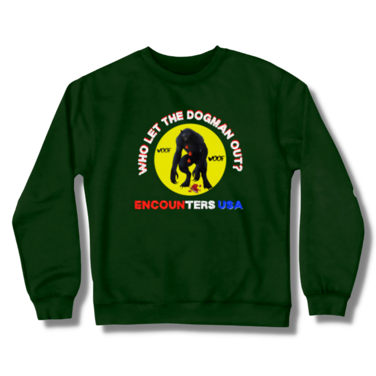 Who Let The Dogman Out Woof Woof Crewneck Sweatshirt