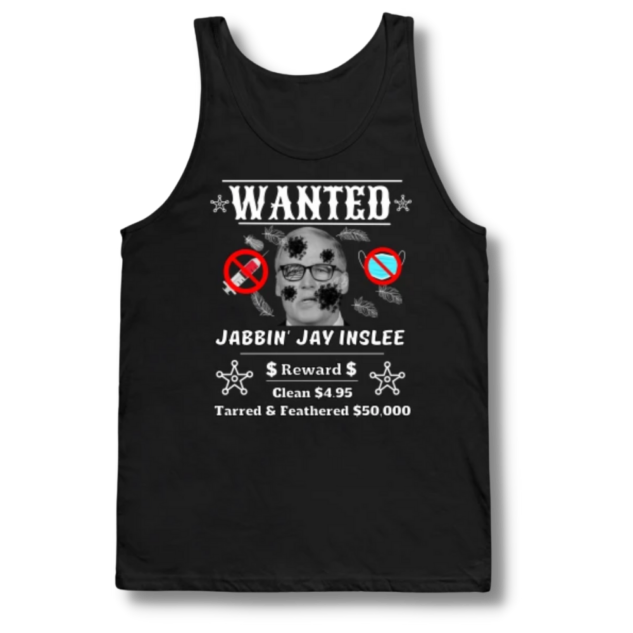 Jay Inslee Wanted Poster Tank Top