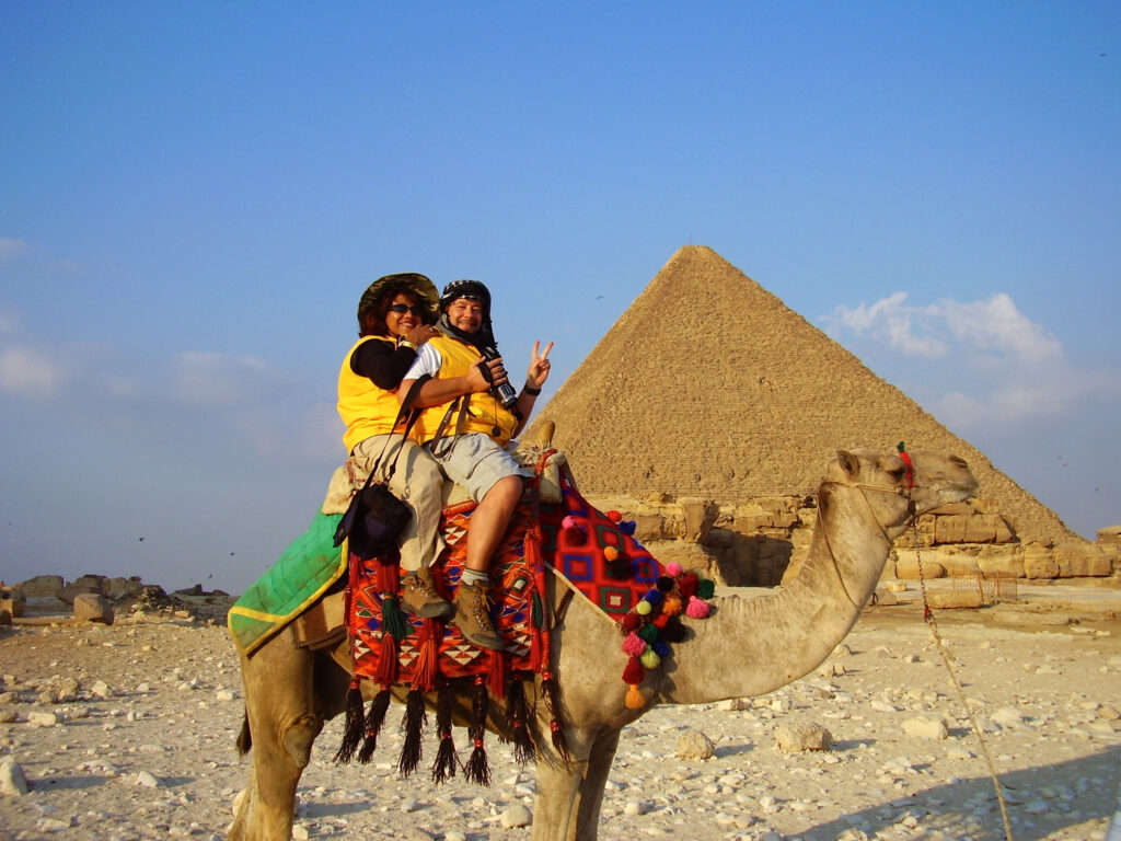 Matthew & Sangeeta Heines Giza Pyramids Egypt