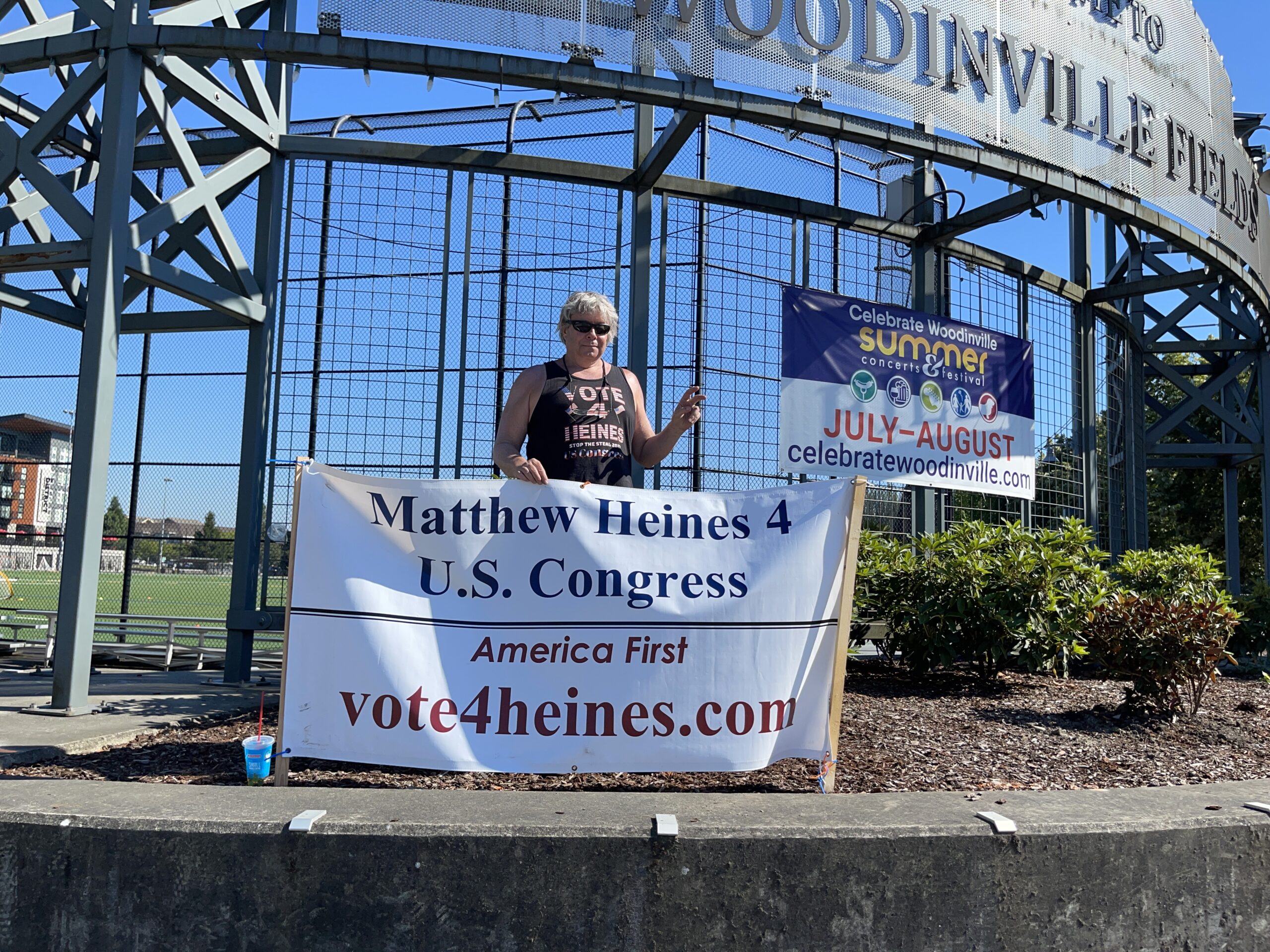 Matthew Heines on the Campaign Trail in Woodinville